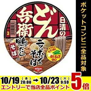 日清105g日清のどん兵衛 鴨だしそば12食入...:pocket-cvs:10002198