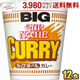 日清 120gカップヌードル カレー BIGビッグ 12食入 <strong>カップラーメン</strong>