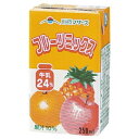らくのうマザーズフルーツミックス250ml紙パック 24本入(フルーツ牛乳)