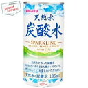 サンガリア天然水炭酸水185ml缶 30本入【楽ギフ_のし】P27Mar15