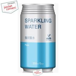 富永貿易 神戸居留地ソーダ（炭酸水）350ml缶　24本入【2sp_120810_ blue】当店全品Pアップ中!3ケースまで送料同じ