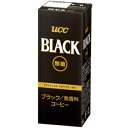 UCC COFFEEブラック無糖200ml紙パック 24本入