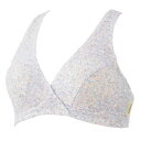 犬印 ママと犬印の共同開発商品 授乳ママのためのハーフトップ 花柄 L/L ピンク BR1634