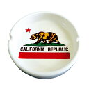 カリフォルニアリパブリック ラウンドアシュトレイ 灰皿 O-20624