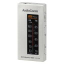 OHM AudioComm ライターサイズラジオ 片耳イヤホン専用 モノラル RAD-P015N