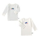 mikiHOUSE(ミキハウス) 電車&車 長袖Tシャツセット(2枚1セット)(90cm-130cm)【10-2463-972】