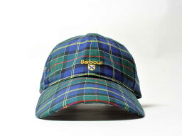 【BARBOUR/<strong>バブアー</strong>】OXBRIDGE TARTAN SPORTS CAP / オックスブリッジ タータン スポーツ <strong>キャップ</strong>/ IVY TARTAN　（キャンプ・野外フェスにもぴったり）