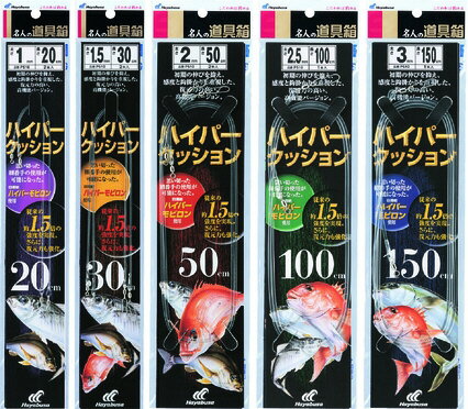 ハヤブサ(HAYABUSA) P510　30cmー1．5mm　クッションゴム　ハイパークッション (P510-30-1.5)