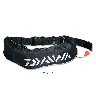 ダイワ(Daiwa) ウォッシャブルライフジャケット（ウエストタイプ手動・自動膨脹式）　DF−2200　フリー　ブラック