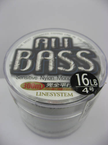 ALL　BASS（オールバス）　4号　16LB　300m　マットグレー　