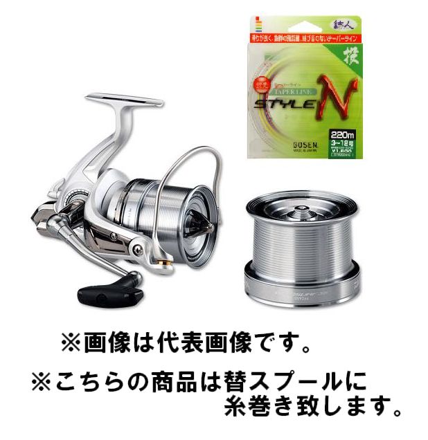 【糸巻きセット】ダイワ(Daiwa) ウインドサーフ　35　太糸＆ゴーセン(GOSEN) テーパーライン　スタイルN　220M　3−12号セット