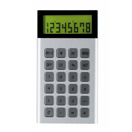 レクソン(LEXON)　JET　Calculator　電卓（計算機・カリキュレーター）　アルミ【P10】