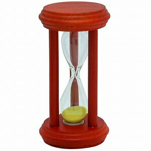 シンワ　砂時計　ウッディ　1分計　イエローおおよその時間を測るのに便利