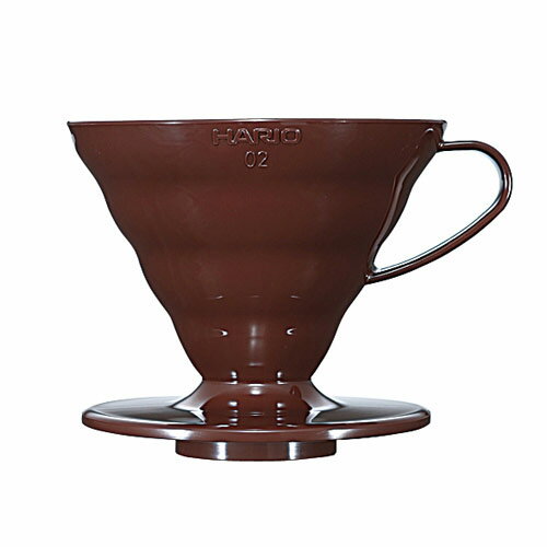 HARIO　ハリオ　V60透過ドリッパー02　1〜4杯用　VD-02CBR　ショコラブラウン【マラソン201207_日用品】ネルドリップの美味しさをペーパーで手軽に味わえるドリッパー