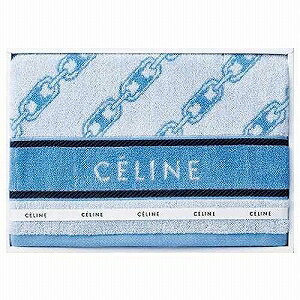 [P]CELINE　セリーヌ　バスタオル　60×120cm　TSK3998001　ブルー