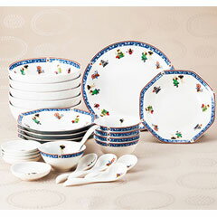 鳴海製陶　食器セット　26ピース　中華ホームセット　40944-34272...:point10:10140728