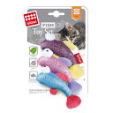 GiGwi フィッシュトリオ 猫用おもちゃ ねこのおもちゃ 猫が喜ぶおもちゃ またたび入り 鈴入り【メール便でお届けします・代引不可】