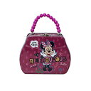 ミニー ビーズハンドル ミニ ティン缶 ボックス 14277 Minnie おしゃれ ディズニー 小物入れ BOX ケース バッグ バック 鞄 かばん ピンク ビーズ キッズ Disney 子ども 女の子 ドット 水玉 キャラクター 雑貨 グッズ インポート メール便不可