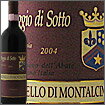 ブルネッロ・ディ・モンタルチーノ[2004]ポッジョ・ディ・ソットBrunello di Montalcino 2004Poggio di Sottoカーゼ・バッセのライバル！まさしく女王の風格。