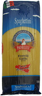 スパゲッティーニNo.3 プリメルーチ　1kgSpaghettini No.3 PrimeLuci 1kg