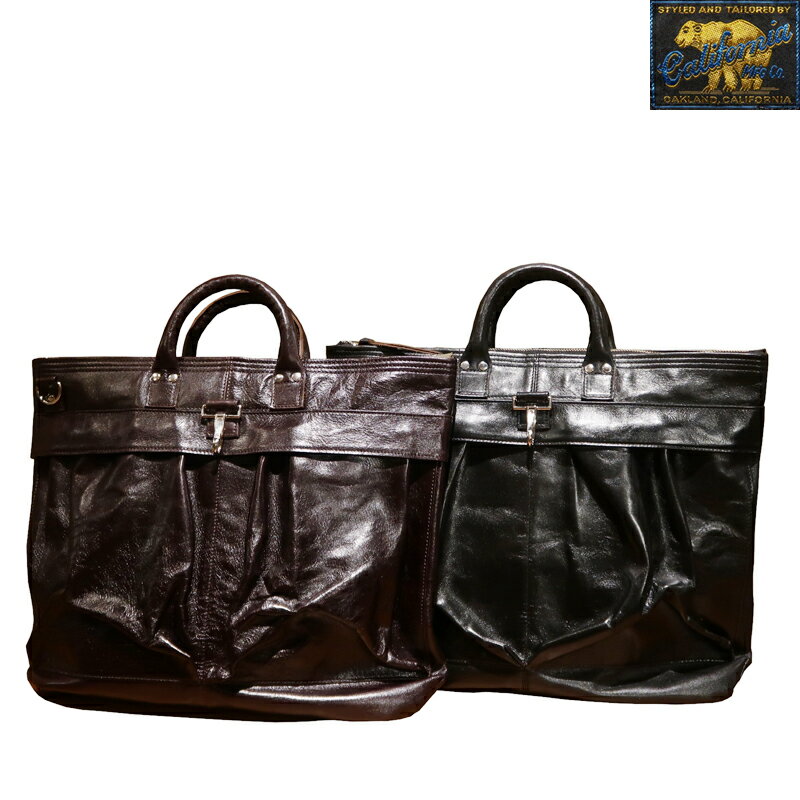 【送料無料】 RAINBOW COUNTRY（レインボーカントリー） “LEATHER HELMET BAG/レザーヘルメットバッグ” RCL-60004 アメカジ ガーメントバッグ ショルダーバッグ ホースハイド 馬革 日本製