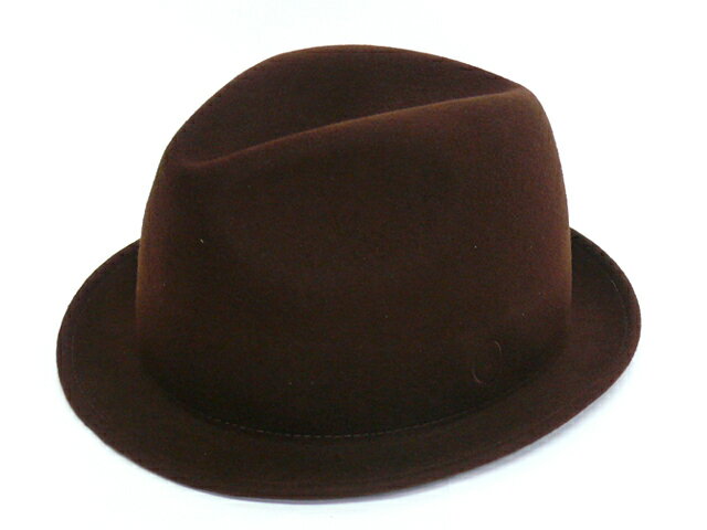 ☆大特価セール30%オフ!! 更に今ならポイント10倍 ★Lot. ロット HAT フェルトハット ブラウン 送料無料