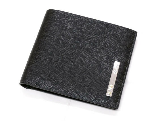 Cartier カルティエサントスラインL3000773 二つ折財布カラー：ブラック
