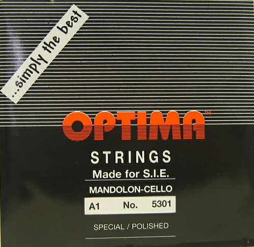【メール便対応商品】OPTIMA　オプティママンドチェロ弦　BLACK　1A