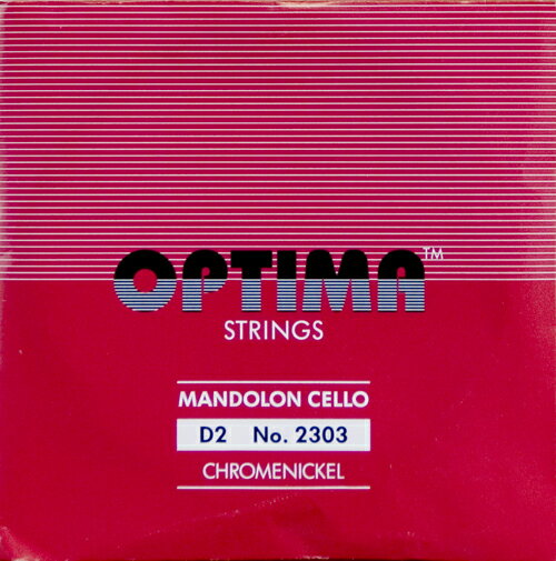 【メール便対応商品】OPTIMA　オプティマ　マンドチェロ弦　2D定番のマンドチェロ弦！