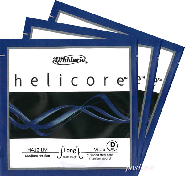 Helicore　ヘリコアビオラ弦　2D・3G・4Cセット【メール便対応商品】...:positive:10003529