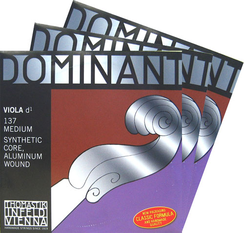 Dominantドミナント　ビオラ弦　2D・3G・4Cセット