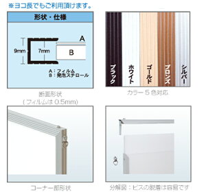 定番商品エコイレパネB1(サイズ728x1030mm)ポスターフレーム・パネル・額縁