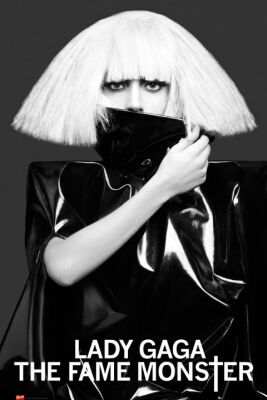 レディー・ガガ LADY GAGA white hair ポスター￥3800以上お買い上げで 送料無料