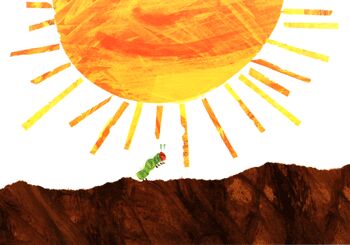 Eric Carle　エリックカール ポストカード（太陽）メール便利用可￥3800以上で送料無料