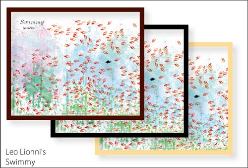 レオ・レオニ Leo Lionni (絵本の作家)ミニポスターフレームセット　/Swimmy『スイミー』\3800以上のお買い上げで送料無料！