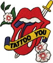 ローリングストーンズ (TATTOO) ワッペン H メール便利用可 /￥3800以上お買い上げで 送料無料WP056