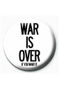 ジョン レノン　John Lennon - War Is Over カンバッチ メール便利用可 /￥3800以上お買い上げで 送料無料