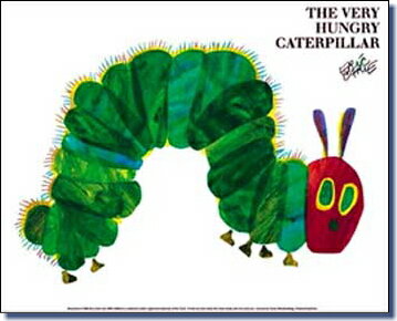 エリック カール (Eric Carle)　はらぺこあおむし　ミニポスター　A Very Hungry Caterpillar