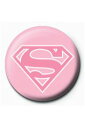 スーパーマン　(Pink Logo)　 カンバッチメール便利用可3800以上送料無料KB235