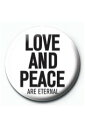 ジョン・レノン John Lennon (Love And Peace)　 カンバッチメール便利用可、￥3800以上のお買上げで送料無料！