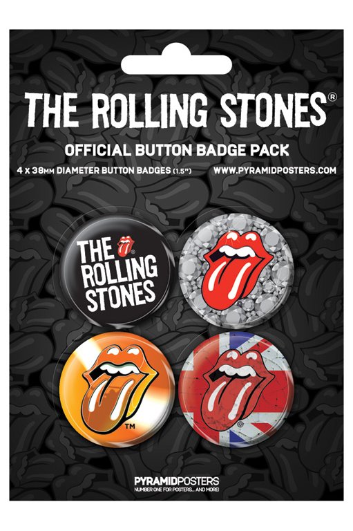 ローリング・ストーンズ The Rolling Stones (2) オフィシャル カンバッチパックメール便利用可、￥3800以上のお買上げで送料無料！