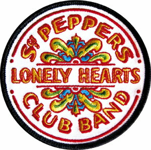 ビートルズThe Beatles Sgt Pepper Drum ワッペンメール便利用可 、￥3800以上送料無料WP194