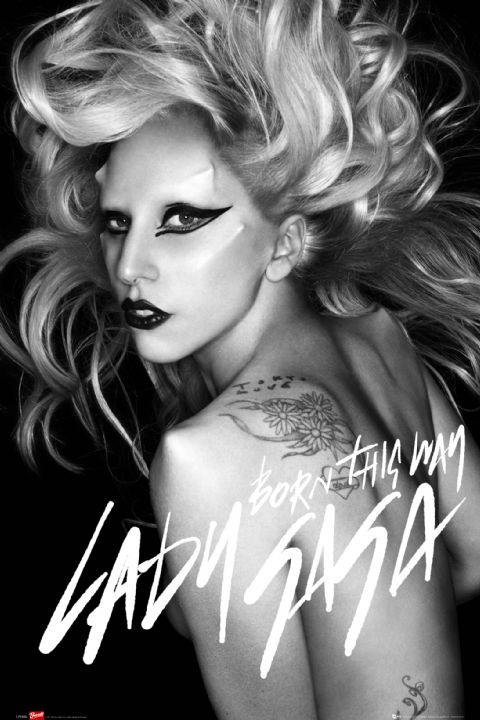 レディー・ガガ LADY GAGA born this way 　ポスター ￥3800以上お買い上げで 送料無料(110527)