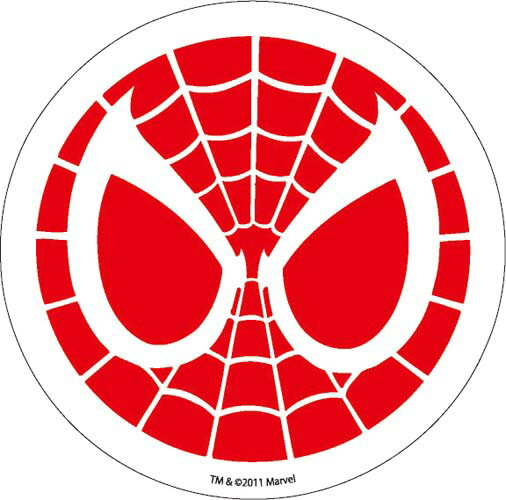 マーベル　ステッカー スパイダーマン spider manメール便利用可 ￥3800以上送料無料(120224)