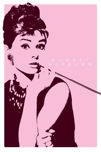 【送料￥290〜】 オードリー・ヘプバーン　Audrey Hepburn (Cigarel…...:posterbin:10010216
