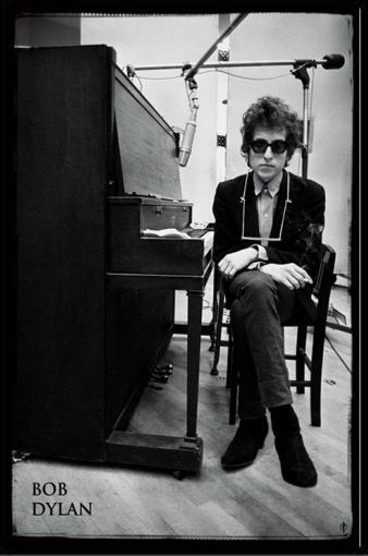 ボブ・ディラン Bob Dylan - Piano ポスター ポスター フレームセット...:posterbin:10011613