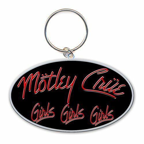  250`   hAItBVObY g[EN[ L[`F[ Motley Crue Keychain: Girls, Girls, Girls Logo (130530)