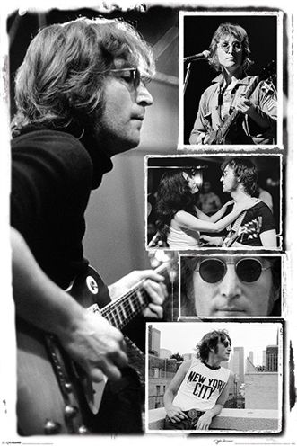 【送料￥290〜】 ジョン・レノン ポスター John Lennon (Collage - Bob ...:posterbin:10013966
