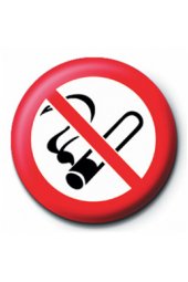 ノースモーキング No Smoking カンバッチメール便利用可￥3800以上のお買上げで送料無料！