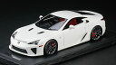 ミニカー 1/18 マーク MARK(PM1805W) レクサス LFA 右ハンドル仕様 ホワイテストホワイト 限定100台